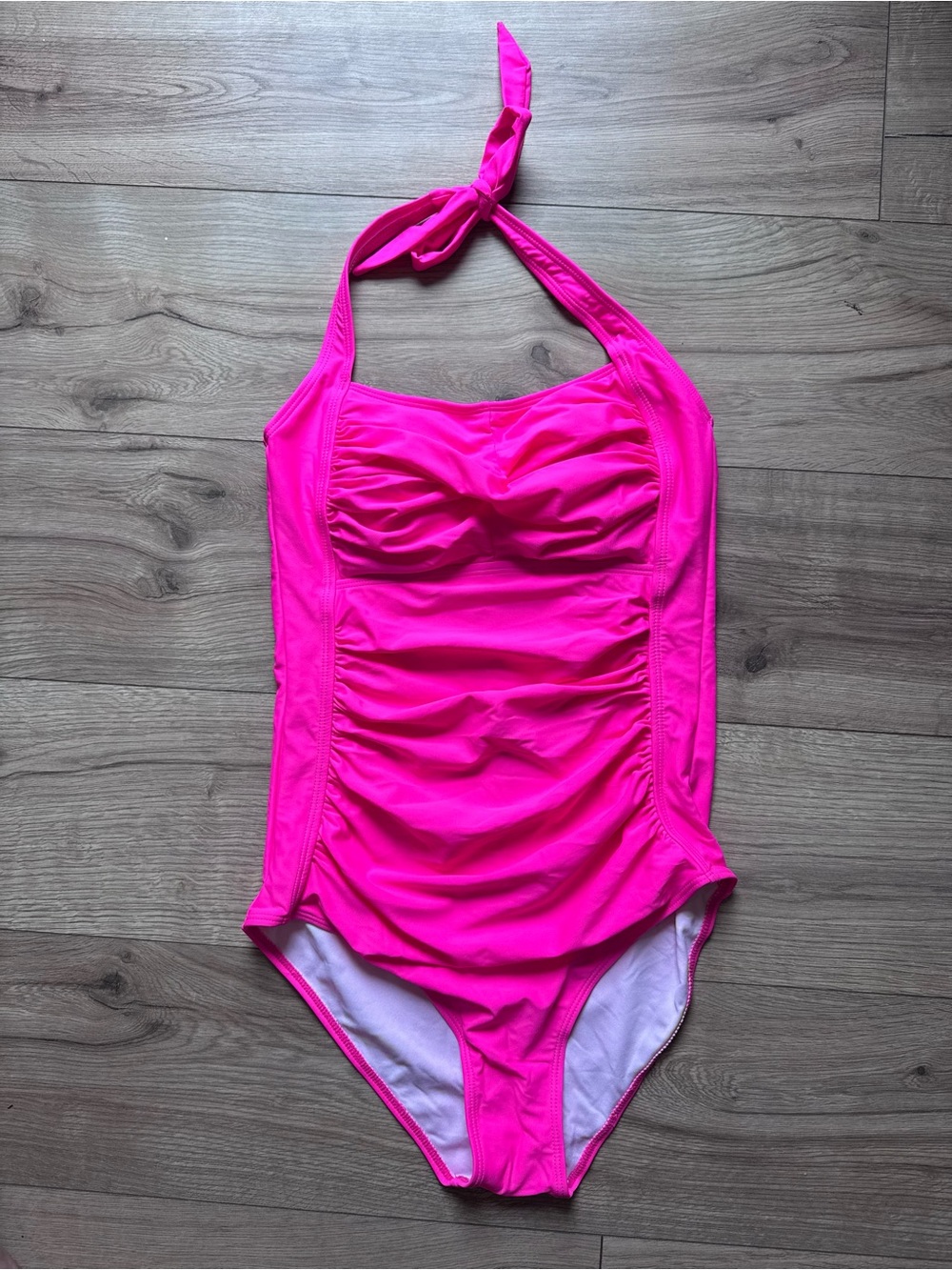 Tempt Me Tummy Control Ruched One Piece Swimsuit Large